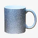 Taza 11oz  brillante de color Gris para sublimar