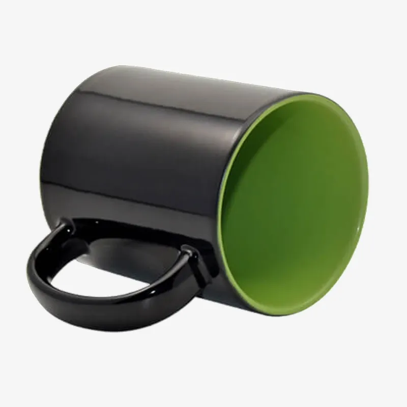 Taza mágica con color interior 11 oz verde
