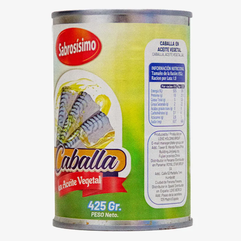 Caballa en aceite 425g