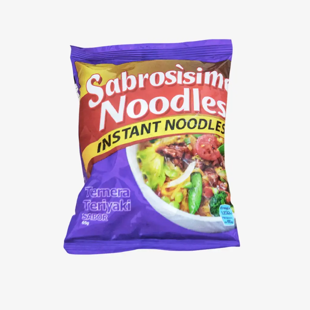 Sopa estilo ramen sabor Teriyaki