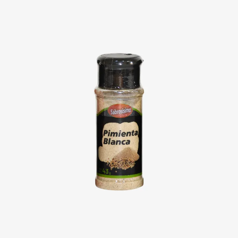 Polvo pimienta blanca 43g (pomo)