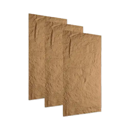 Panel de revestimiento para paredes color terracota