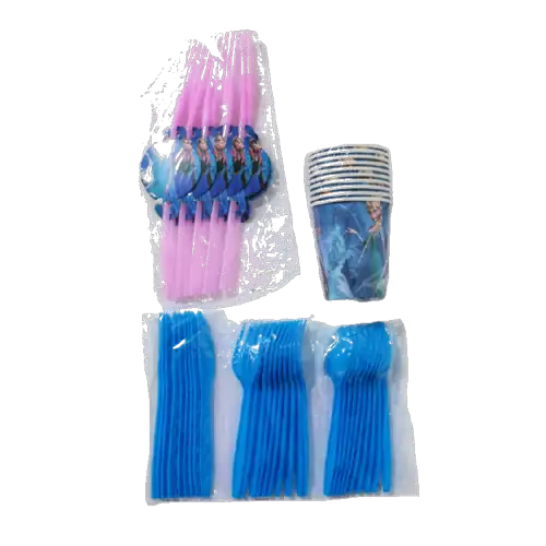 Set de artículos para fiesta (temática Frozen)