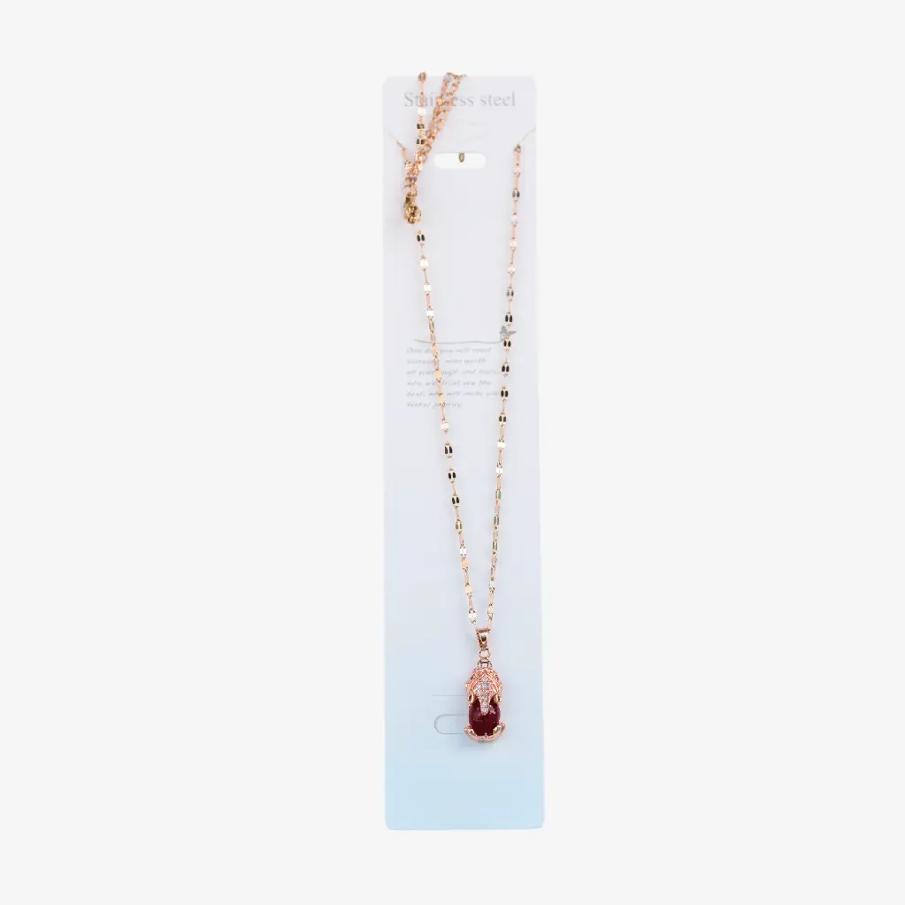 Collar con rubí "Divina Elegancia"