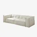 Sofá modular de 3 plazas (beige)