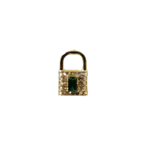 Aretes con esmeralda "Lockve"