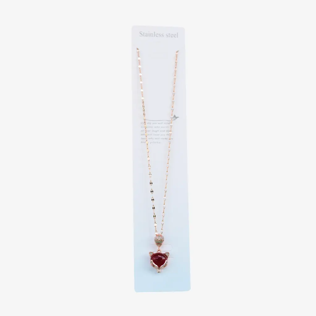 Collar con rubí elegancia extrema 