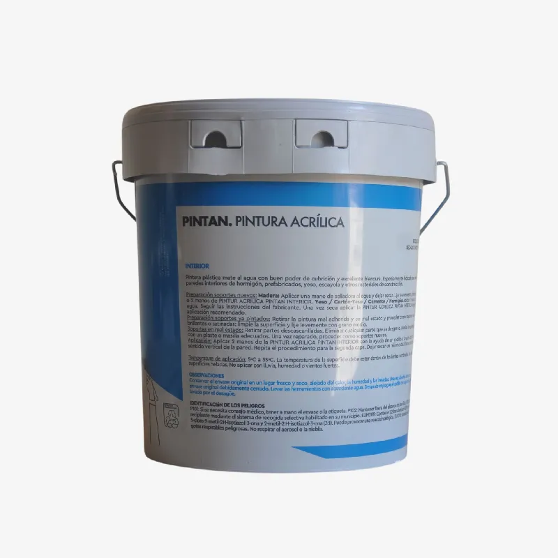PINTAN Pintura Acrílica Interior I-20 BCO (Bote de 15L)