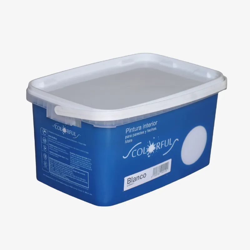 COLORFUL CB PINTURA INTERIOR MATE BLANCO (BOTE DE 4 L)