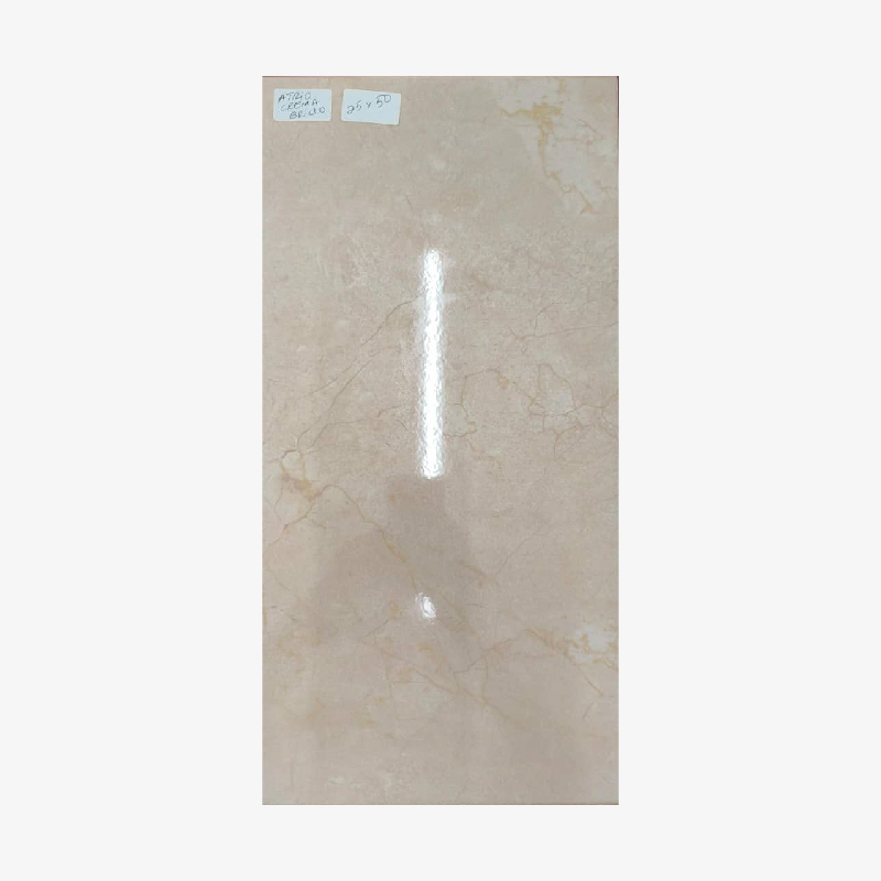 Losa de Cerámica color Atrio Crema brillo 25x50cm