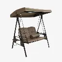 Silla columpio para jardín Beige 1.85*1.6*1.2m