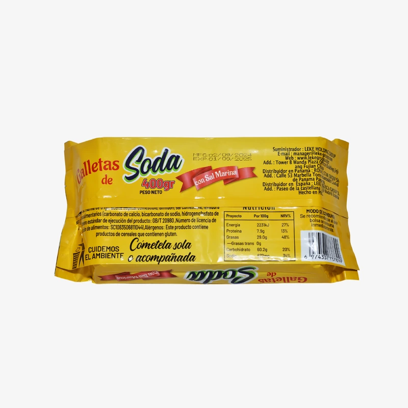 Galletas de Soda con sal