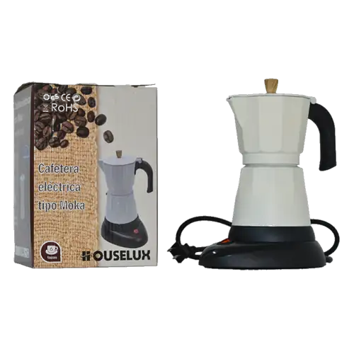 Cafetera eléctrica 6 Tazas Houselux