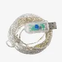 Luces LED decorativas de color amarillo (10m) Modernas