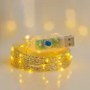 Luces LED decorativas de color amarillo (10m) Modernas