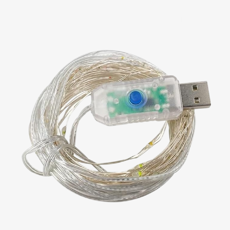 Luces LED decorativas de color azul (10m) Modernas