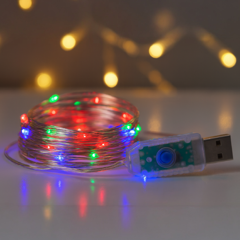 Luces decorativas multicolores (10m)
