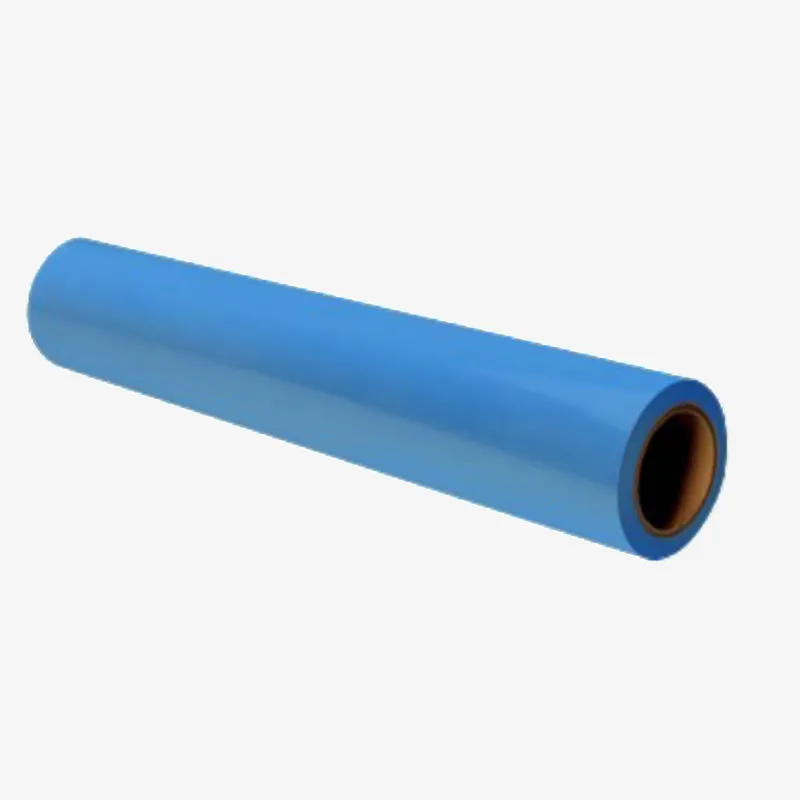 Vinilo de corte textil efecto luminoso de transferencia de calor azul 0,50m*25m