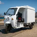 Triciclo Eléctrico de carga cerrado