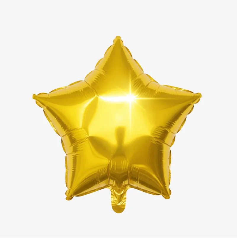 Globo en forma de estrella (varios colores)