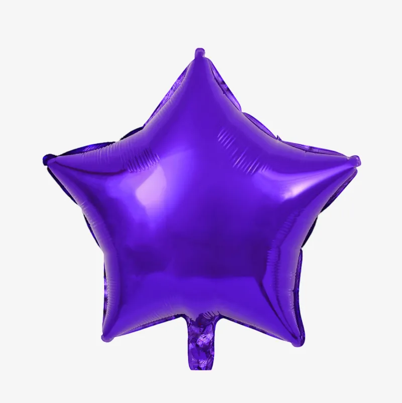 Globo en forma de estrella (varios colores)