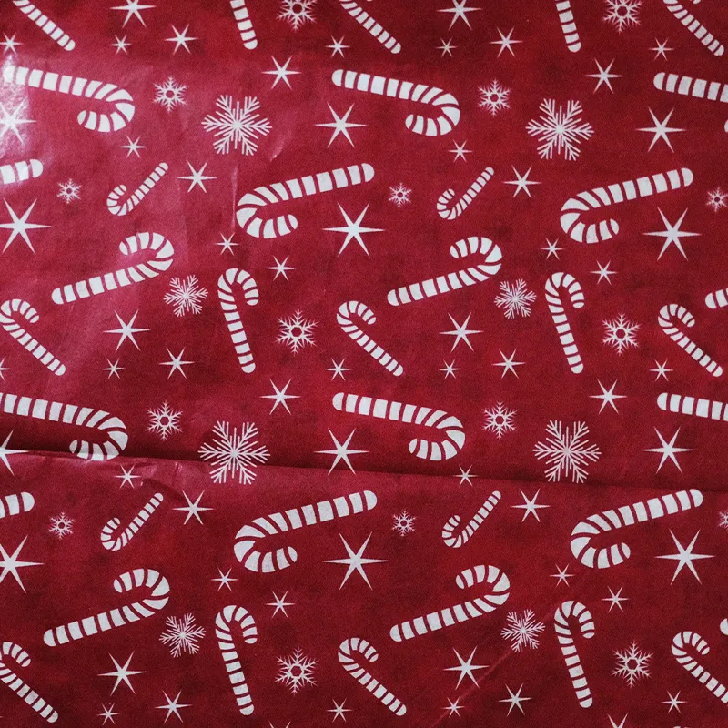Papel de regalo formas brillantes(bastones) (PZ052)