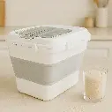 Pozuelo grande hermético para alimentos (cubo de arroz)