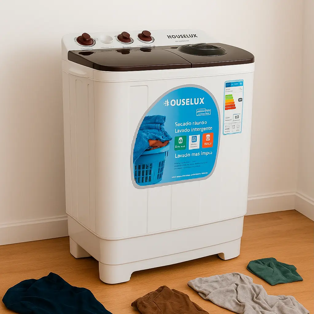 Lavadora semiautomatica 9kg Houselux
