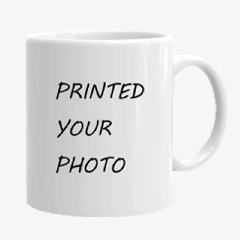 Taza blanca de ceramica