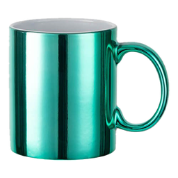 [NH13TP11VD48] Taza 11 oz efecto espejo color verde