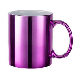 [NH13TP11MD48] Taza 11 oz efecto espejo color morado