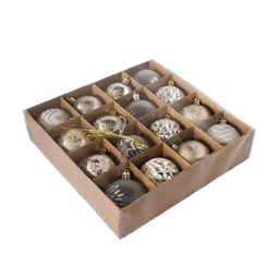 [NH09JBN6CM16U] Set de 16 bolas navideñas de 6cm