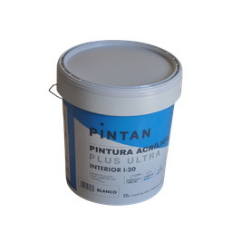 [NH0314651015] Pintura acrílica interior. Color blanco (15 L) Marca Pintan