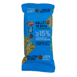 [NH07GSSM180] Galletas de soda de sal marina con centeno 23g