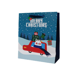 [NH09BPJ500] Bolsa de regalos Oso navideño ZD008B