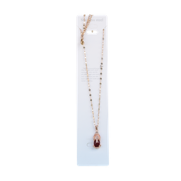 [NH09COF800] Collar con rubí "Divina Elegancia"