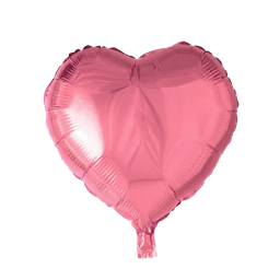 [NH09GPAC2000RS] Globo con forma de corazón rosado