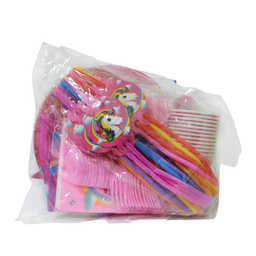[NH09SAFK25] Set de artículos para fiesta (temática unicornio)