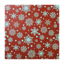 [NH09PECCN800CN]  Papel de regalo estilo navideño (Copos naranjas) (PZ039)