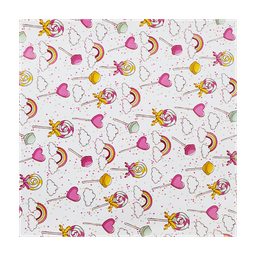 [NH09PEDCC1000CC] Papel de regalo para cumpleaños (Chupa Chupa)(PZ098)
