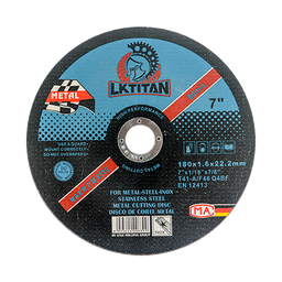 [NH06DCM701] Disco de Corte Metal- 7"X1/16"X7/8"-Q7